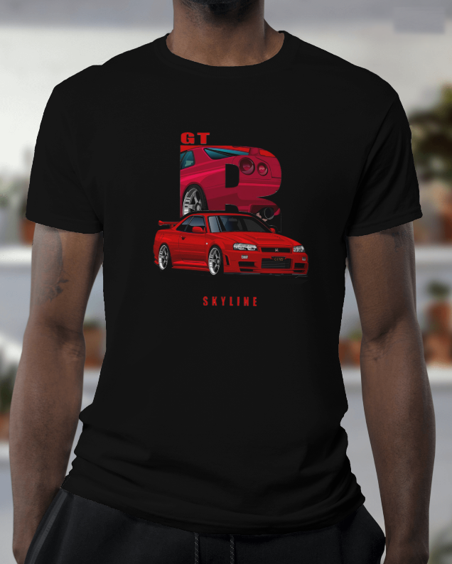 Nissan R34 Skyline GTR Graphic Tee Unisex Shirt