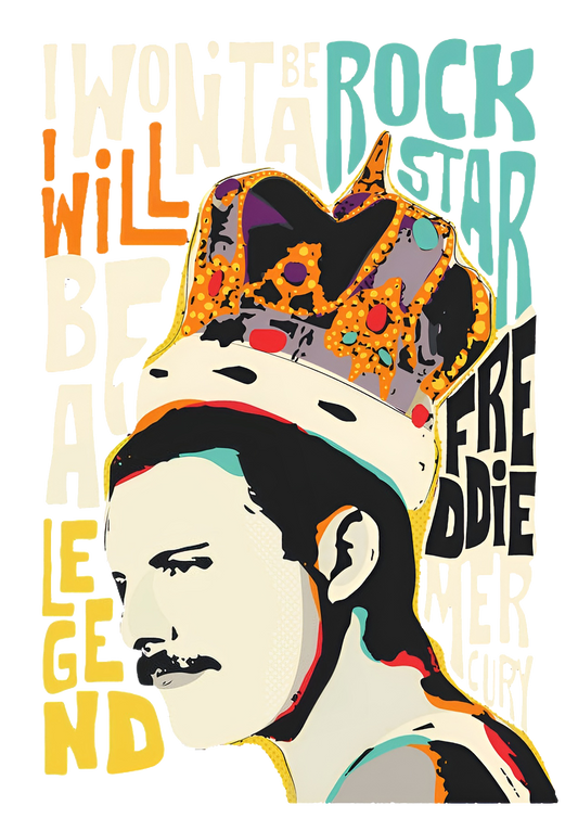 Freddy Mercury The Queen Legend Graphic Tee Unisex T Shirt