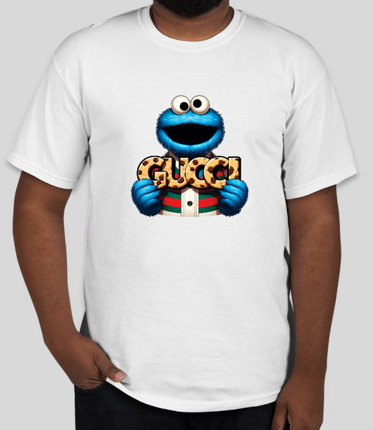 Cookie Monster GUCCI Cookie Graphic Tee Unisex Tee