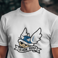 Blue Shell F*ck You! Mario Kart Graphic Tee Unisex