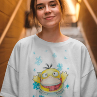 Psyduck's Winter Wonderland Pokemon Graphic T-Shirt