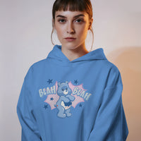 Grumpy Bear "Blah Blah" Graphic Hoodie Unisex Hooded Sweatshirt