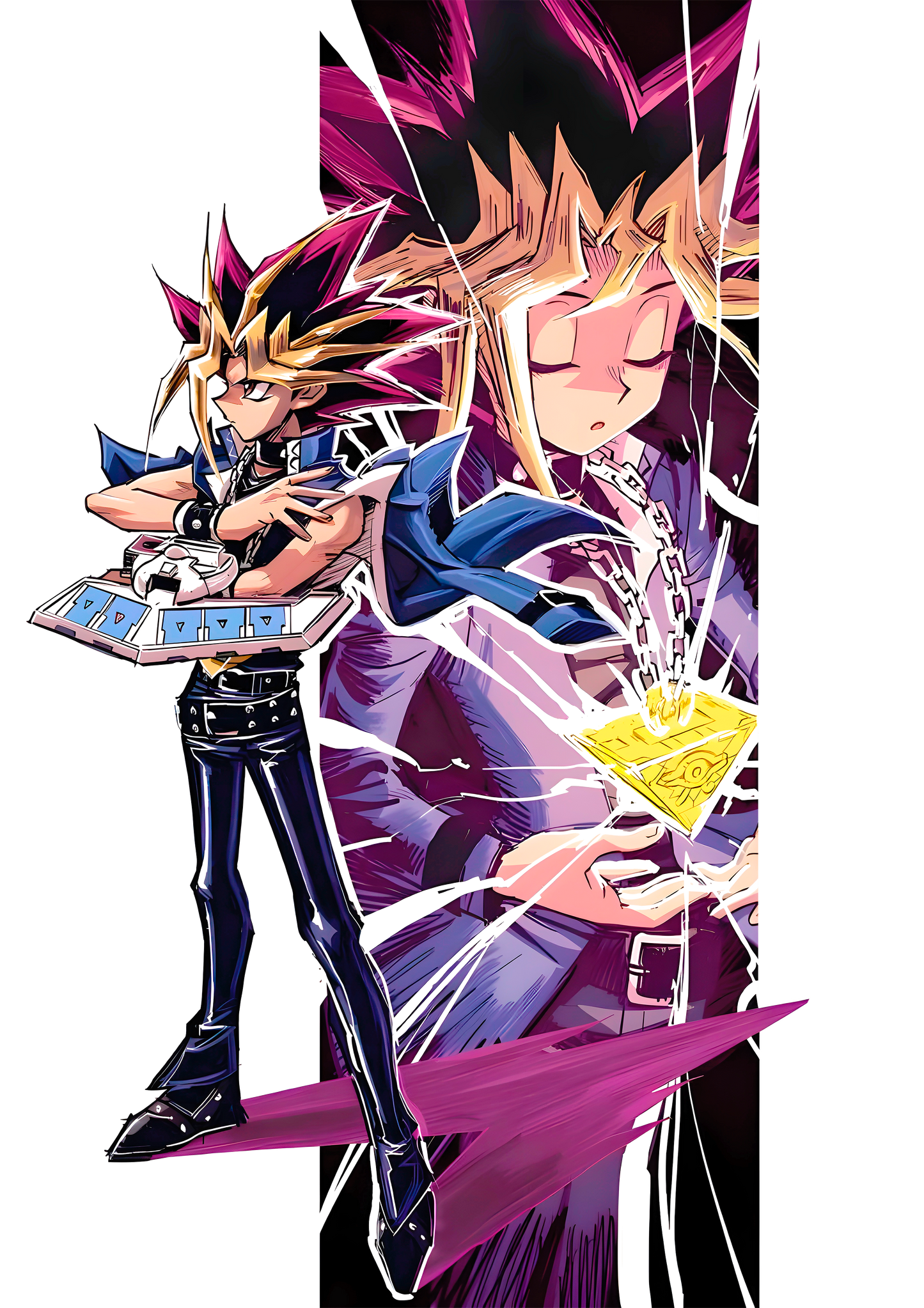 Yu-Gi-Oh! Yugi & Yami Fusion Graphic Tee Unisex Shirt