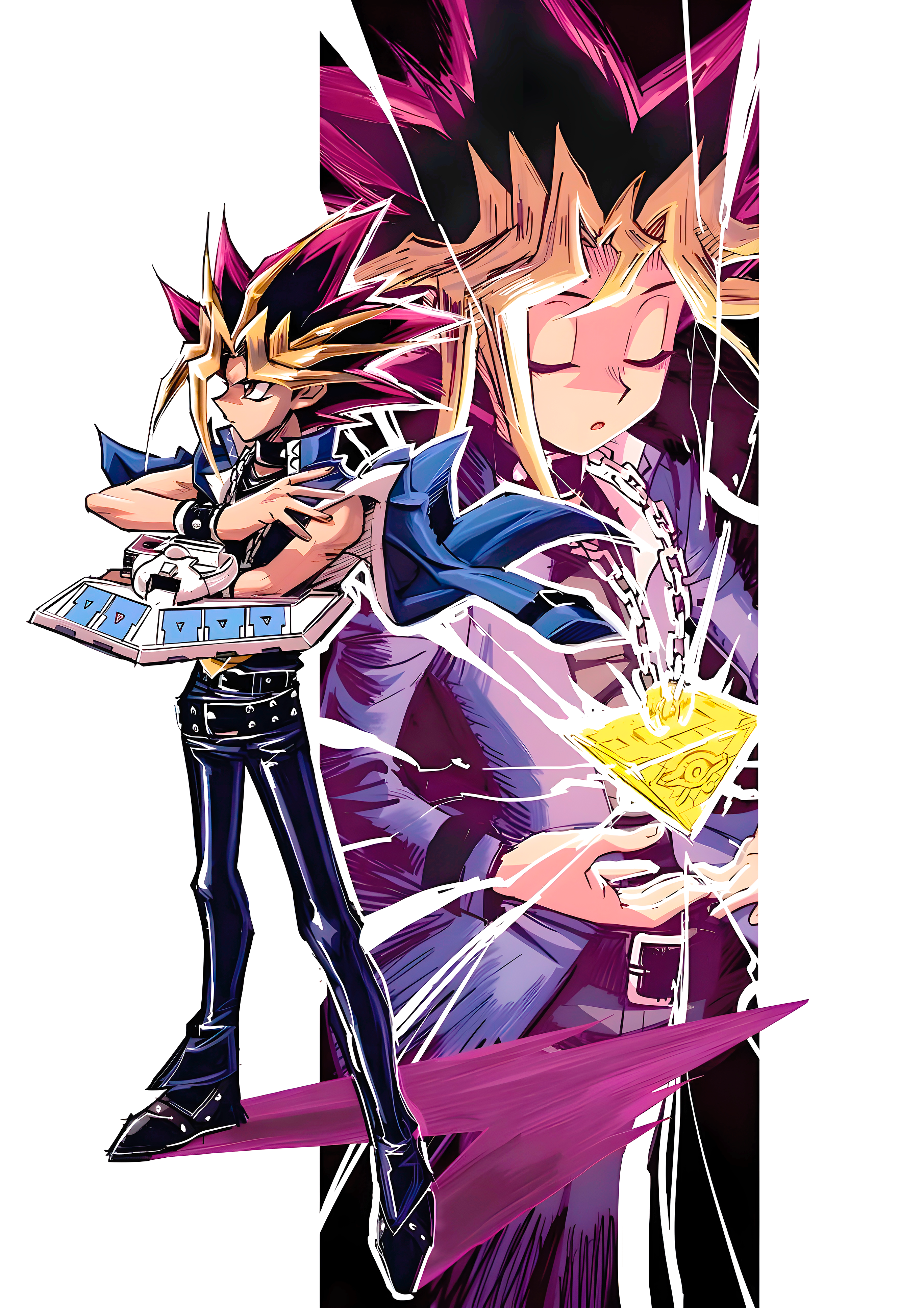 Yu-Gi-Oh! Yugi & Yami Fusion Graphic Tee Unisex Shirt