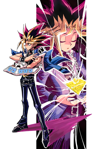 Yu-Gi-Oh! Yugi & Yami Fusion Graphic Tee Unisex Shirt