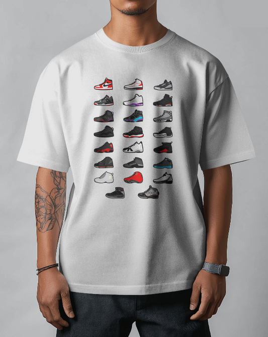 Air Jordan 1-23 Sneaker Graphic Tee Unisex Shirt