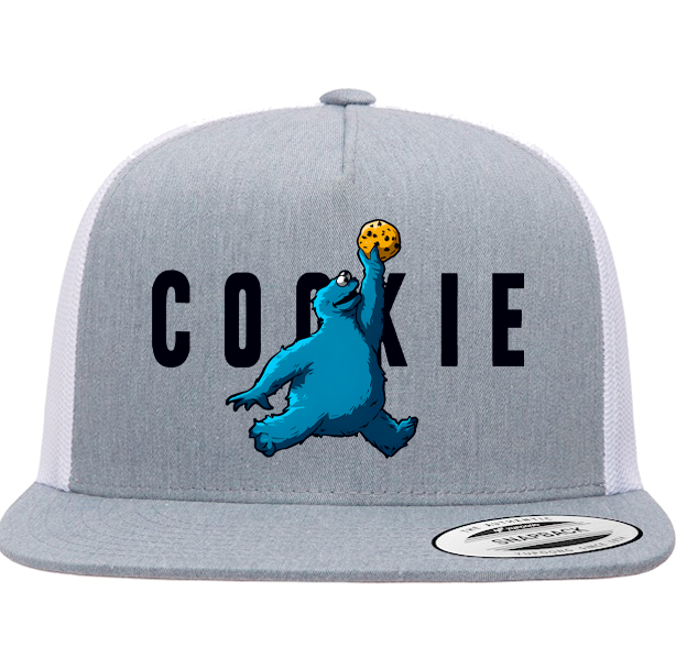 Cookie Monster "Jumpman" Parody Snapback Hat - Sesame Street Parody