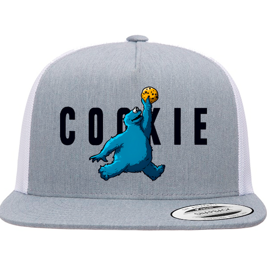 Cookie Monster "Jumpman" Parody Snapback Hat - Sesame Street Parody