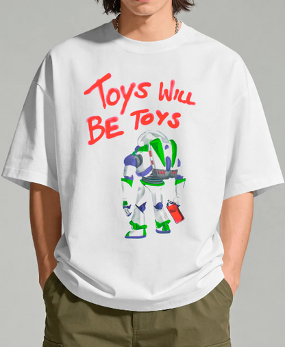 Toy Story: Buzz Lightyear "Toys Will Be Toys" Graffiti Tee