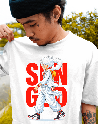 Gear 5 Luffy “Sun God” One Piece Tee