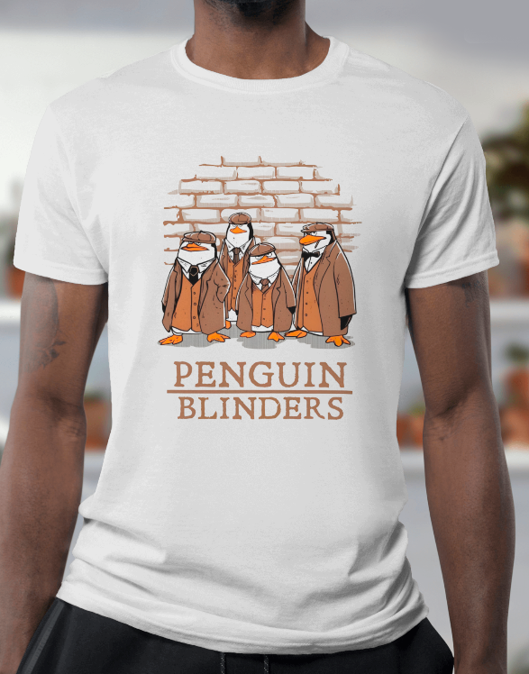 Penguin Blinders | Penguins of Madagascar x Peaky Blinders Parody Tee