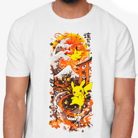 Pikachu & The Autumn Winds Graphic Tee Unisex Pokemon