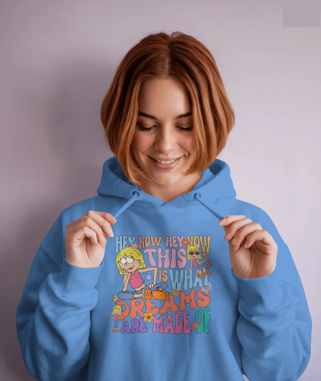 Lizzie McGuire "What Dreams Are Made Of" Graphic Hoodie Womens Hoodie