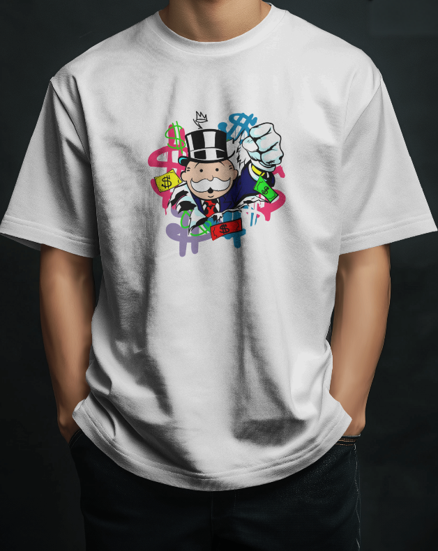 Get That Money Monopoly Graphic Tee Unisex
