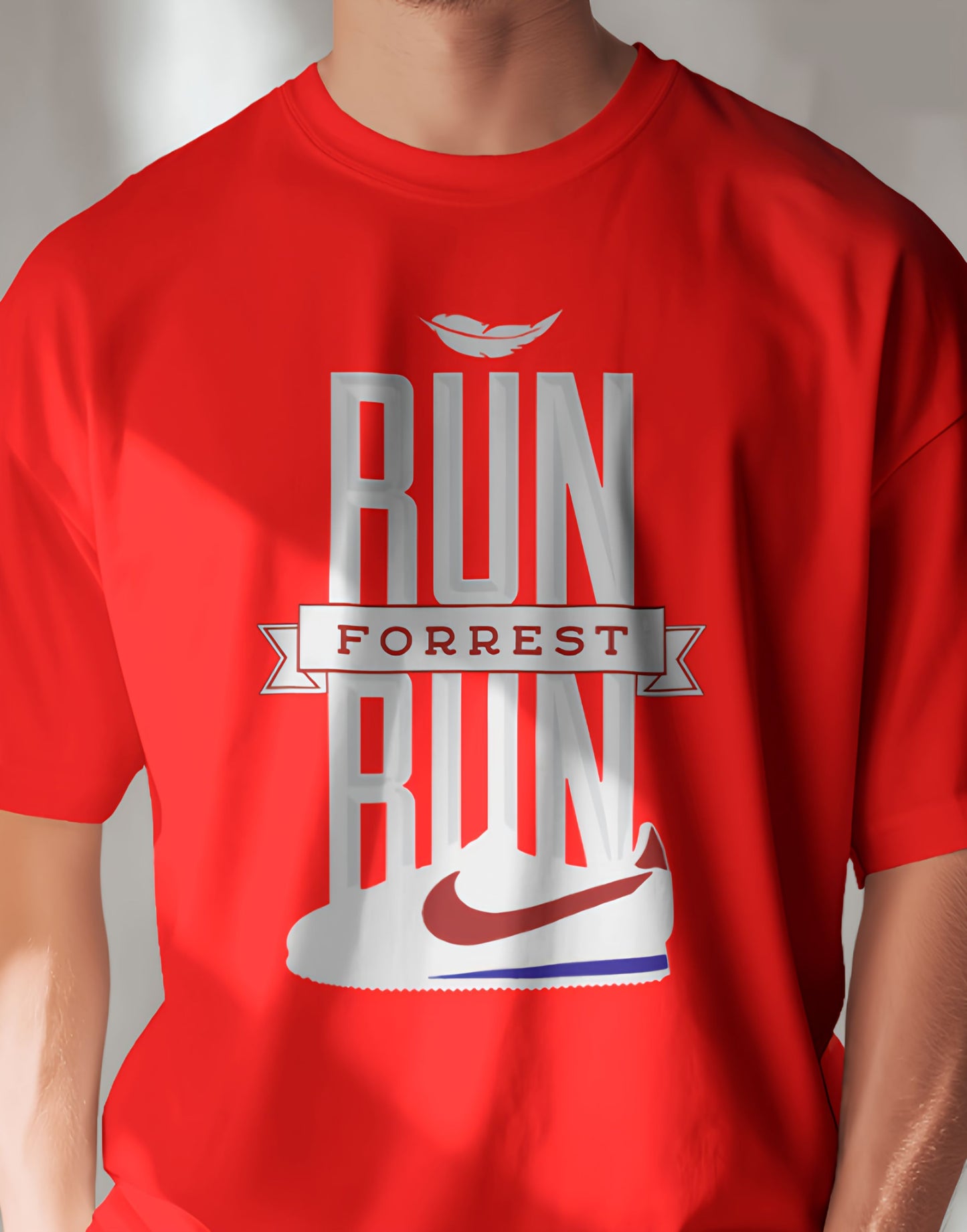 Run, Forrest, Run! Nike Spoof Graphic Tee Unisex Shirt