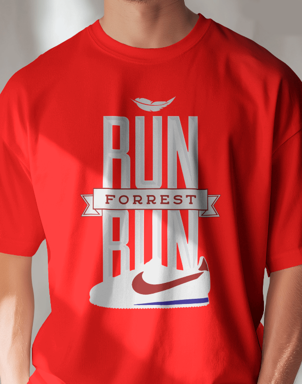 Run, Forrest, Run! Nike Spoof Graphic Tee Unisex Shirt
