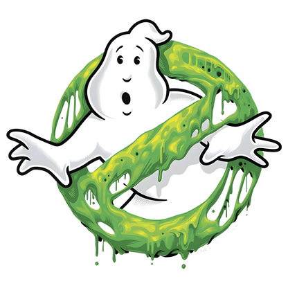 Ghostbusters Slimer Logo Graphic Tee Unisex Shirt