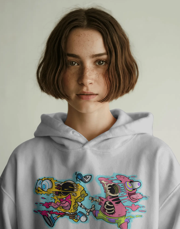 SpongeBob SquarePants Anatomy Graphic Hoodie Unisex