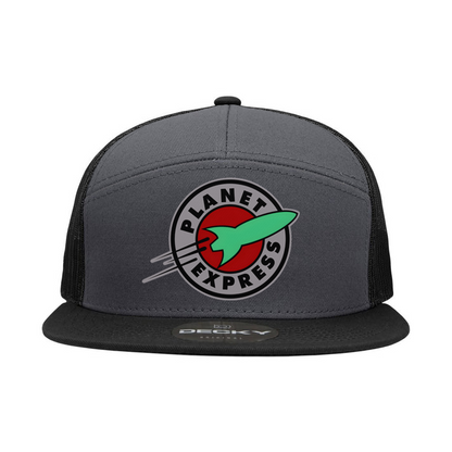 Futurama Planet Express 7 Panel Snapback Hat