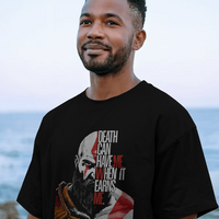 God Of War: Kratos "Death Can Have Me" Graphic Tee Unisex