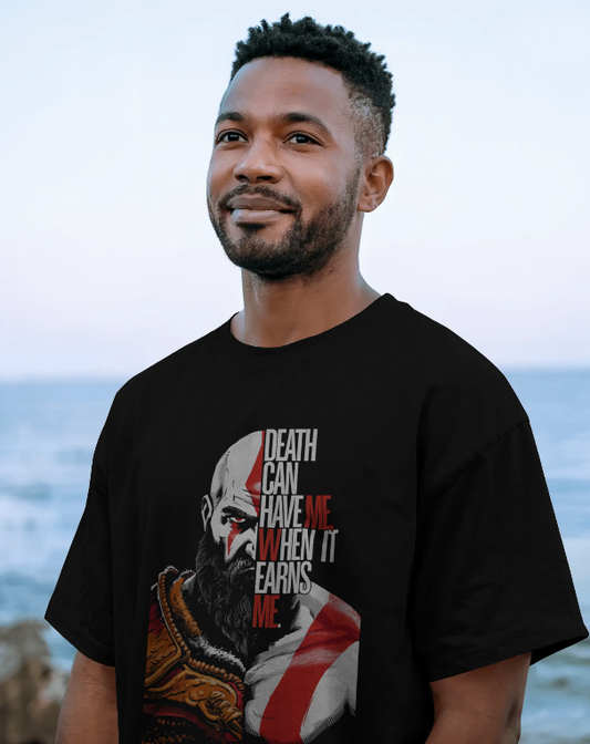 God Of War: Kratos "Death Can Have Me" Graphic Tee Unisex