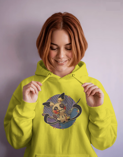 Mimikyu Stuffed & Stitched Pokemon Graphic Hoodie