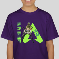 Apex Legends Octane Youth Personalized Brithday Tee