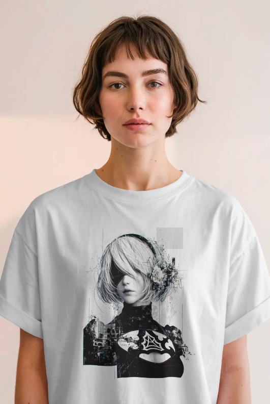 Nier Automata: 2B Android Serenity Graphic Tee