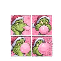 The Grinch Bubble Gum Pop Art Holiday Hoodie