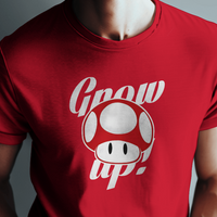 Grow Up! Mario Mushroom Unisex Graphic Tee