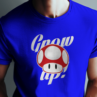 Grow Up! Mario Mushroom Unisex Graphic Tee