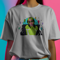 Billie Eilish Neon Green Unisex Graphic Tee Music