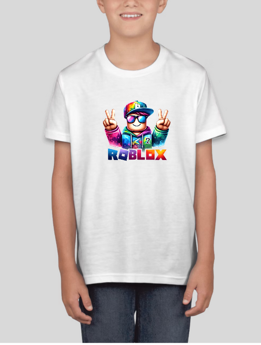Roblox Peace Fingers Boys Youth Graphic Tee