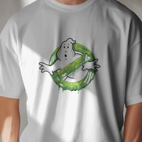 Ghostbusters Slimer Logo Graphic Tee Unisex Shirt