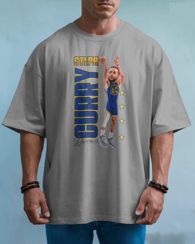 Steph Curry Warriors Illustration Graphic Tee Unisex Shirt