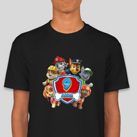 Paw Patrol Youth Birthday Personalized Age & Name Graphic Tee