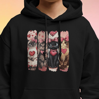 Cats Are Love Graphic Hoodie Womens Hoodie