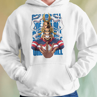 "One For All" My Hero Academia - All Might Graphic Hoodie Unisex