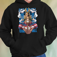 "One For All" My Hero Academia - All Might Graphic Hoodie Unisex