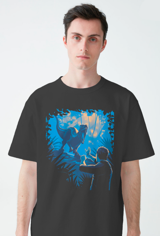 The Raptor Encounter Jurassic Park Graphic Tee Unisex Shirt