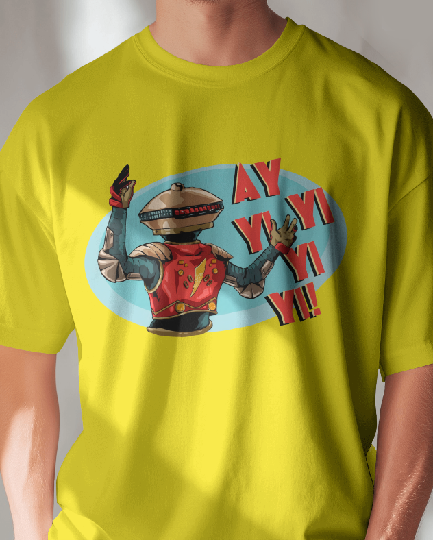 Alpha 5 "Ay Yi Yi! Power Rangers Graphic Tee Unisex