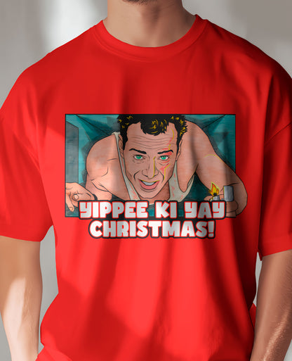Yippee Ki Yay Christmas! Die Hard Christmas Graphic Tee