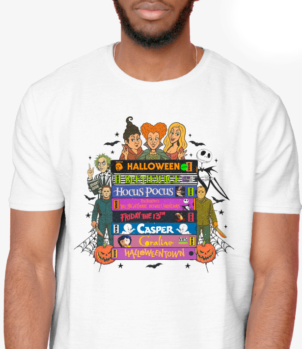 Halloween VHS 90's Nostalgia Graphic Tee Unisex Shirt