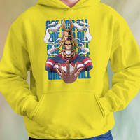"One For All" My Hero Academia - All Might Graphic Hoodie Unisex