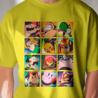Smash Bros | Original 12 Fighters Graphic N64 Unisex Tee