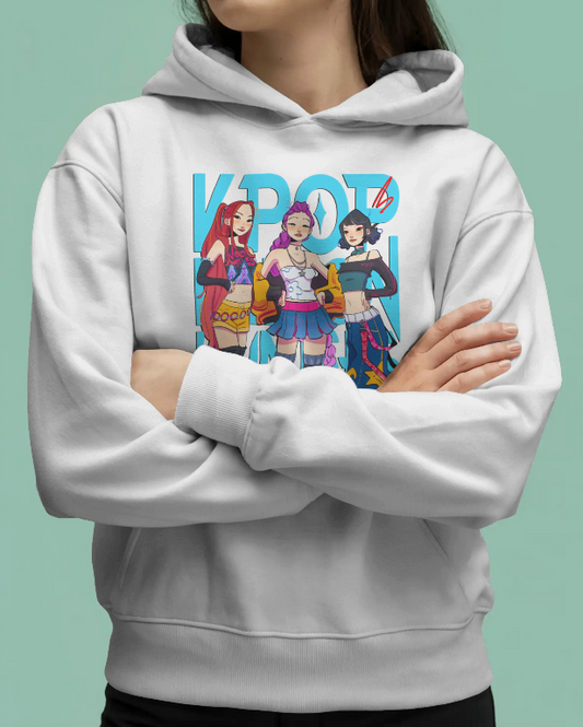 K-Pop Demon Hunter HUNTR/X Womens Graphic Hoodie