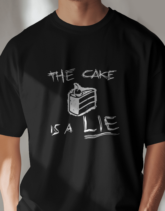 Portal "The Cake Is a Lie" Graphic Tee Unisex Tee