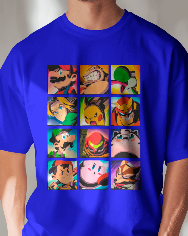 Smash Bros | Original 12 Fighters Graphic N64 Unisex Tee