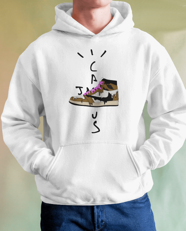 Cactus Jack Jordan 1s Travis Scott Hoodie Unisex Hooded Sweatshirt