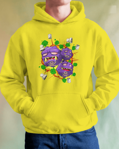 Pokemon Koffing & Weezing Graphic Hoodie Unisex